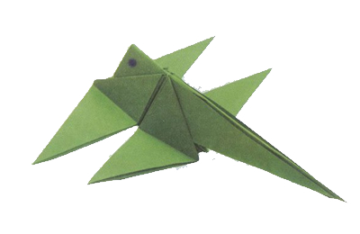 会飞的蜻蜓的折纸手工